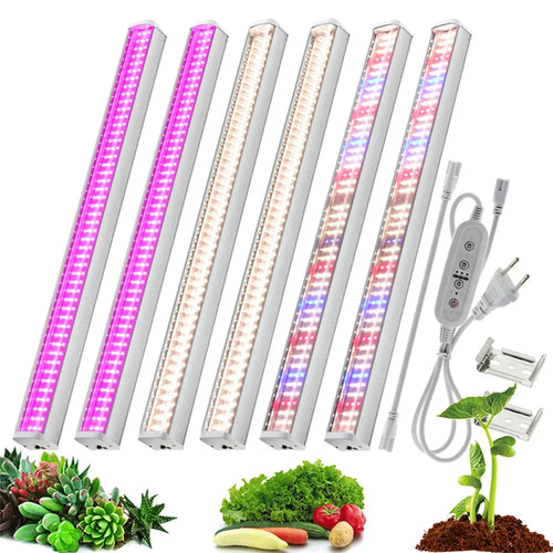 lampe led culture plantes intérieur serre fleurs légumes lumière croissance spectre complet blanc rose
