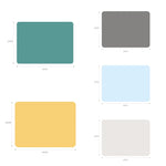 tapis table silicone gris vert jaune moderne respectueux environnement uni antidérapant durable cuisine