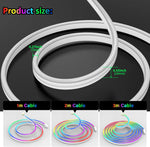ruban led flexible multicolore rayures horizontales moderne télécommande application musique clips