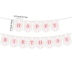 décoration fête licorne stickers autocollants toppers cupcakes bannières étiquettes colorées enfants illustrations