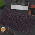 tapis souris jeu floral violet foncé noir antidérapant caoutchouc polyester élégant classique adhésif