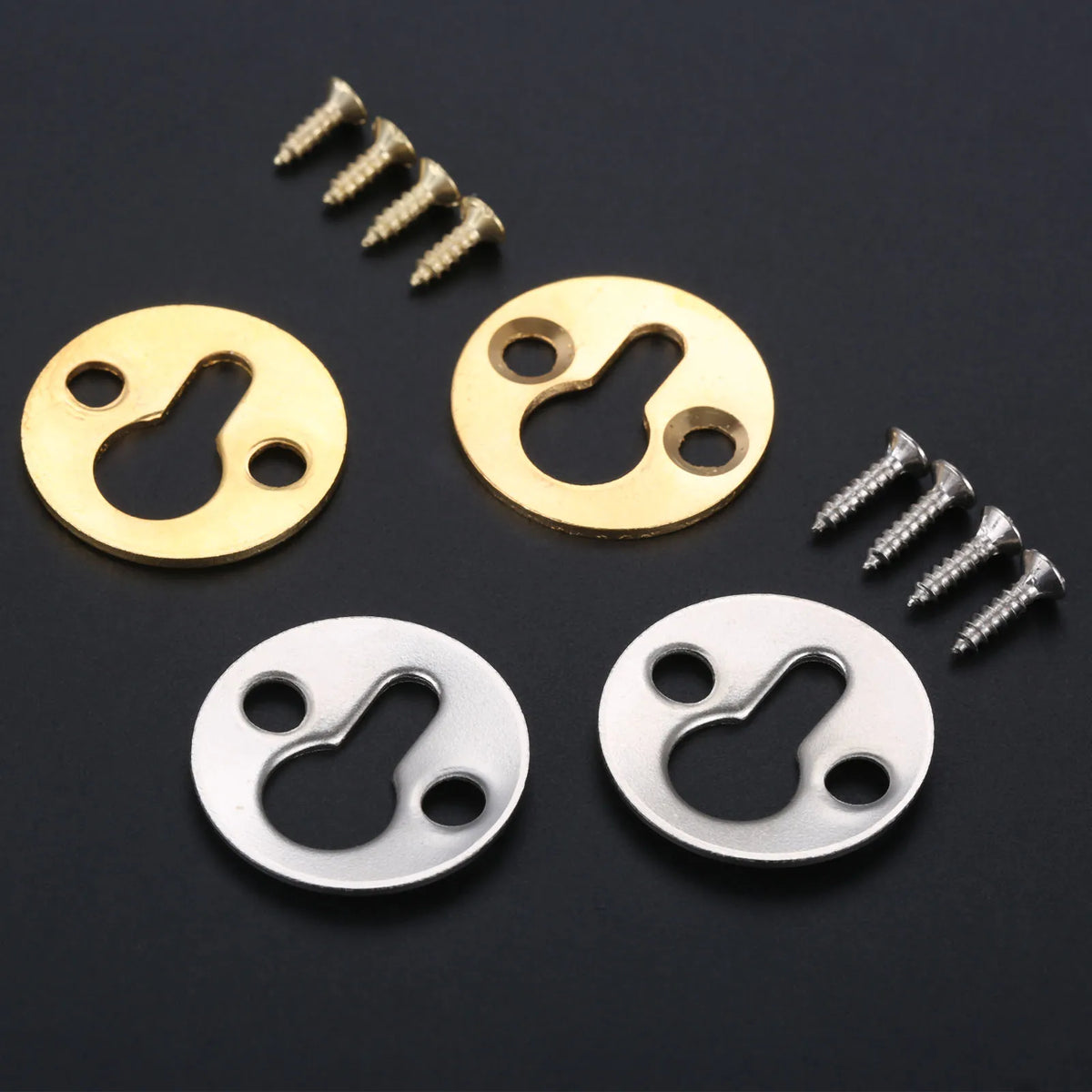 anneaux fixation or argent bronze classiques vis 25mm travail boisintage fournitures bricolage
