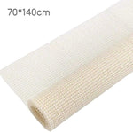 tapis anti dérapant silicone pvc texture alvéolaire moderne beige clair 40x40cm 50x50cm 60x60cm 70x140cm
