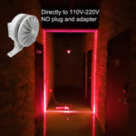 applique murale led rgb 12w moderne éclairage intérieur extérieur rainbows télécommande bluetooth