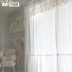 rideau dentelle blanc classique romantique fenêtre moderne erotique fronces