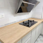 revêtement mural autocollant imitation bois moderne beige clair résistant adhésif dimension 55cmx100cm 55cmx300cm 55cmx500cm