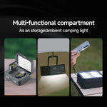 lampe frontale multifonctionnelle gris noir clips moderne pratique camping eight modes lumière