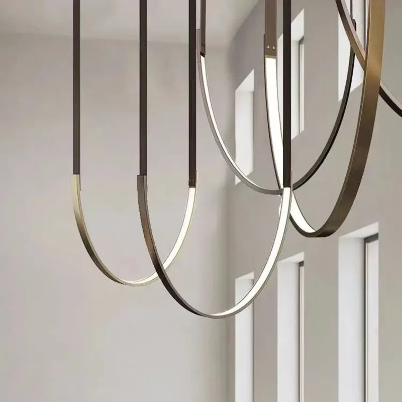 suspension lumineuse contemporaine or blanc minimaliste ans garantie(touches) 15 30m²