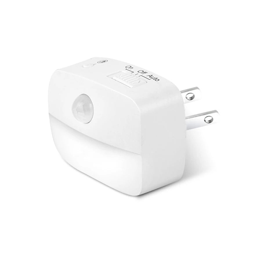 lampe nuit veilleuse capteur mouvement blanc moderne adhésif interrupteur auto led chambreescalierswc