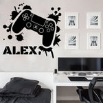 Autocollant mural appliqué sur fenêtre de studio de jeu