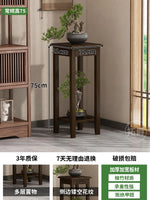 meuble rangement plantes marron foncé structure ajourée moderne sans fixation multiple tailles incluses