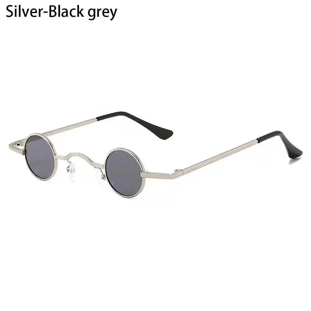 lunettes soleil unisexe rondes vintage or noir gris transparentes classiques punk anti reflet uv