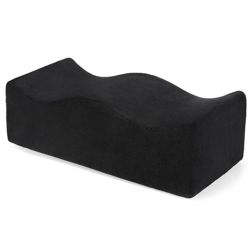 coussin soutien pieds velours noir anti dérapant fond silicone amovible lavable contemporain