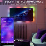 barre lumineuse led bluetooth controle app télécommande blanc moderne 524v