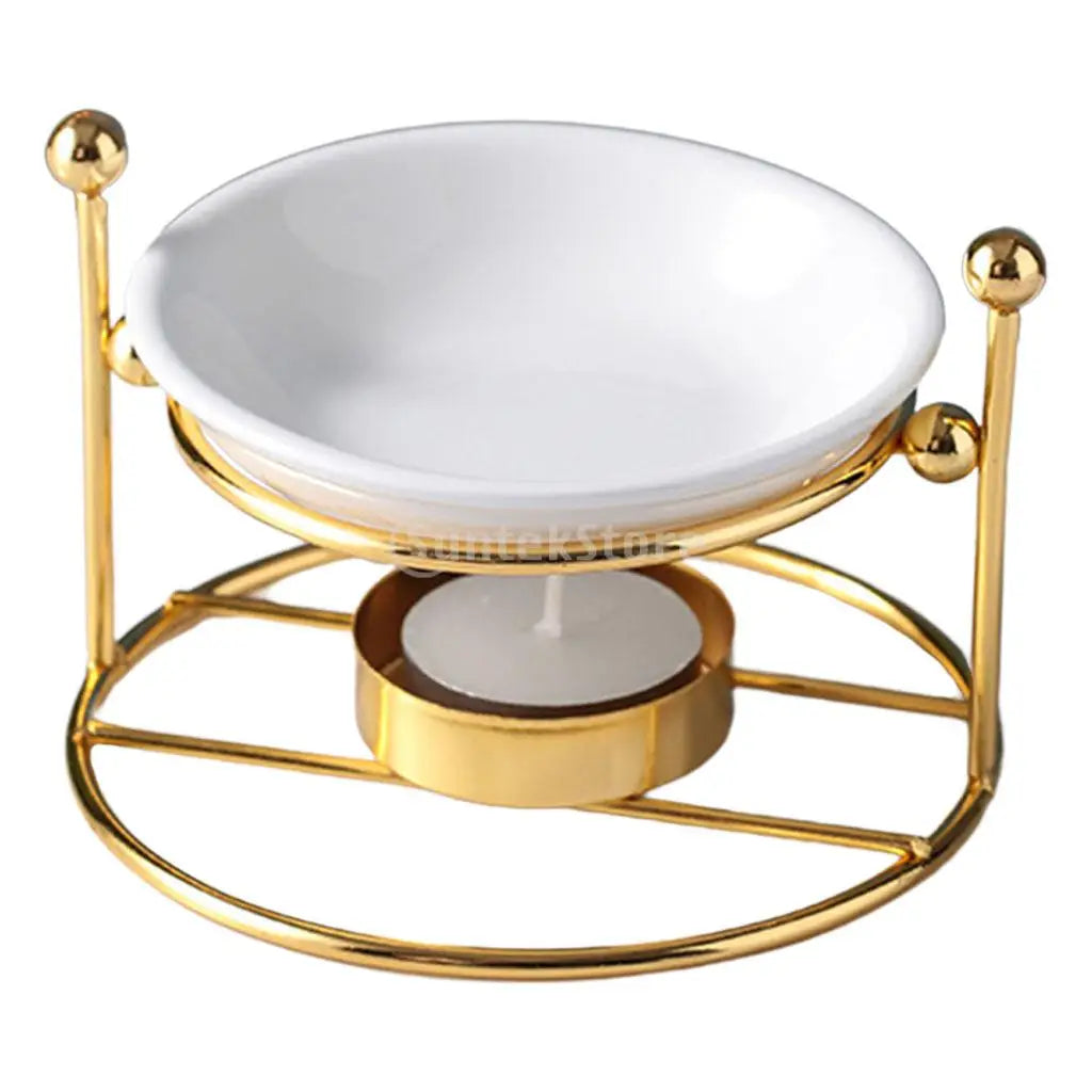 diffuseur huiles essentielles moderne céramique bougie parfumée tringle métal doré minimaliste salon décoration chambre