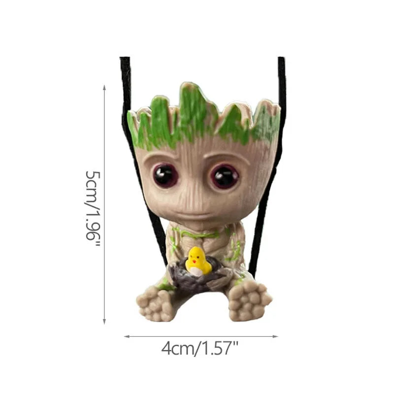 vase decoratif groot personnages marvel pot plante texturé oiseau miniature