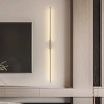 lampe murale dorée moderne 120cm led facile chambre salon vis