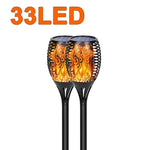 lanterne solaire led effet flamme vacillante moderne noire motif floral étancheextérieur jardin allée patio