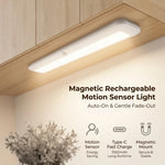 lampe motion sensor rechargeable led aimantée facile blanc moderne minimaliste détecteur mouvement chambre cuisine