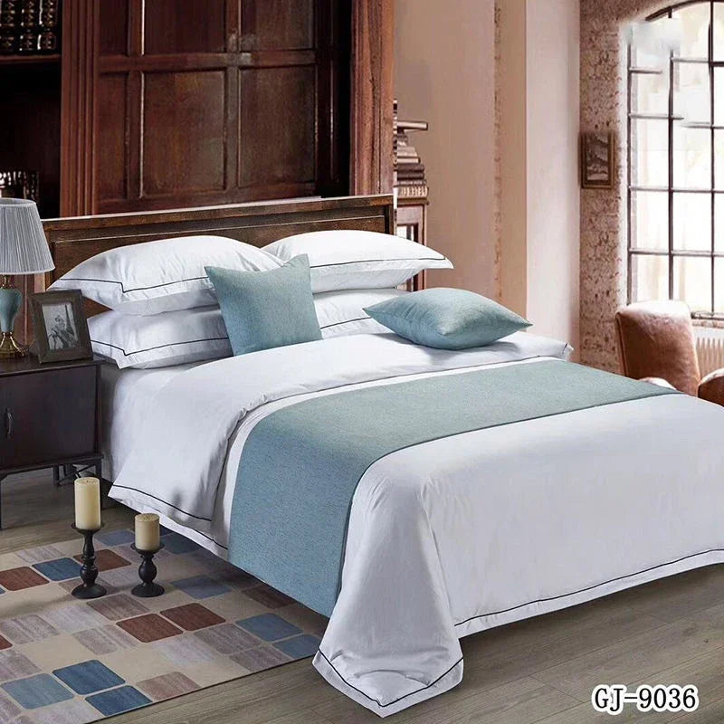taies d'oreiller solides modernes 2pc polyester coton rouge blanc chambre coucher lit mariage hôtelDecorationSalleDeBain