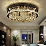 plafonnier moderne cristal doré led acier inoxydable 4000k 3000k 6000k neutral warm