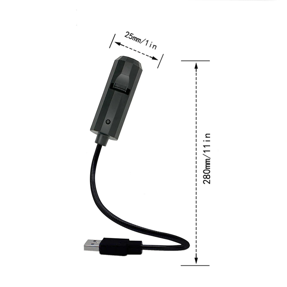 projecteur lune noir moderne veilleuse adhésif usb port led atmosphère