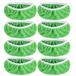 chiffons nettoyage microfibre vert doux veloutés réutilisables écologiques pratiques paires