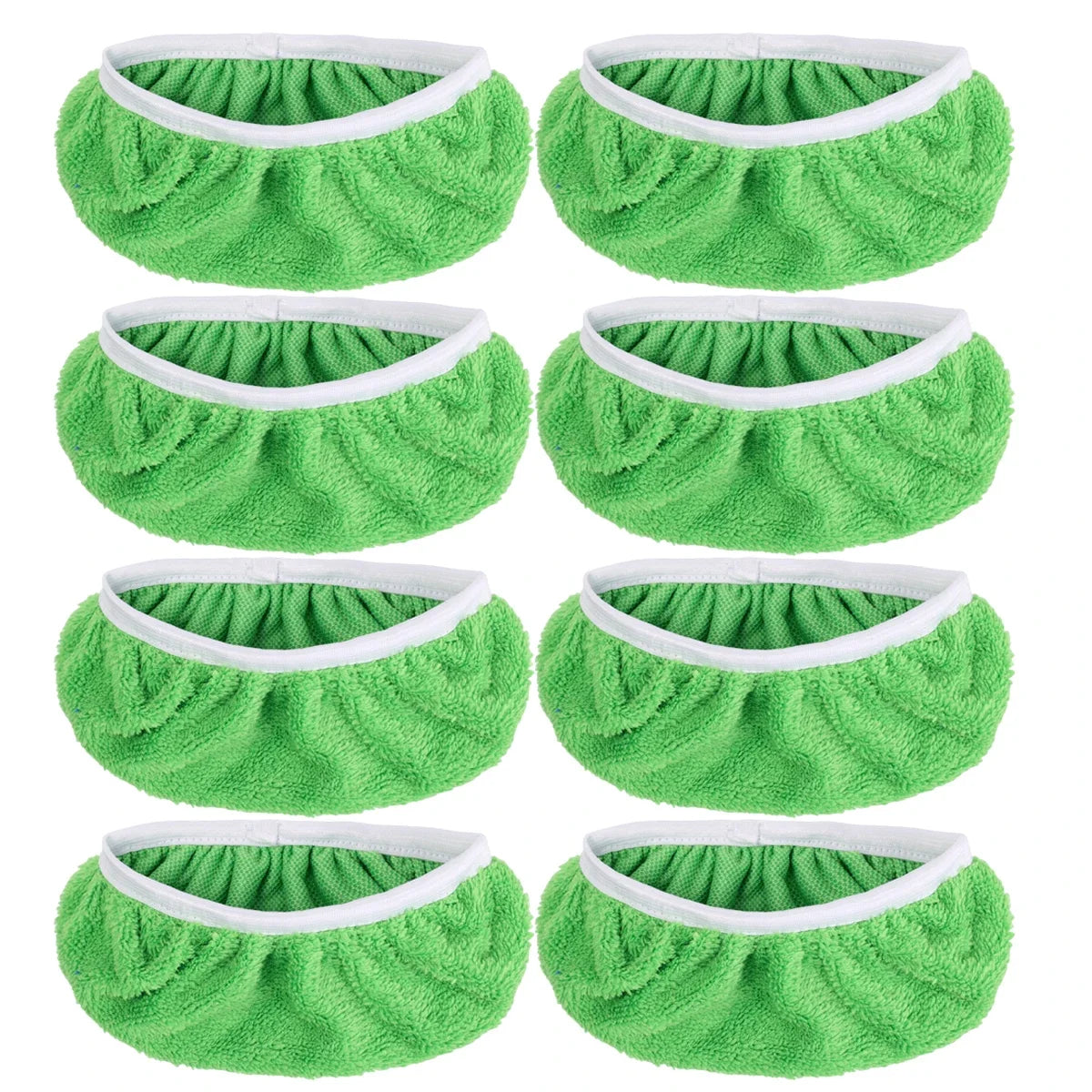 chiffons nettoyage microfibre vert doux veloutés réutilisables écologiques pratiques paires