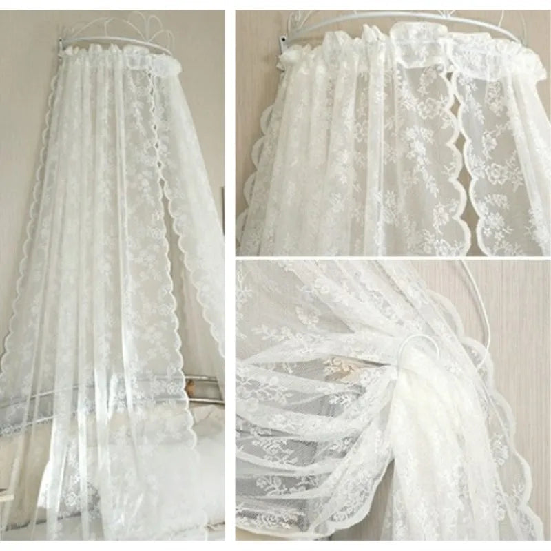 rideaux dentelle florale blanc rose gris tissu voile fleur romantique shabby chic translucide