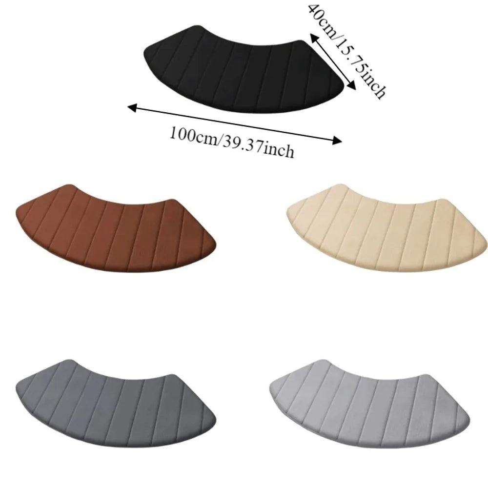 tapis bain noir marron gris beige rayures horizontales moderne antidérapant absorbant doux