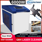 nettoyage laser industriel 6000W machine fibre bleu blanc gris rouille peinture huile