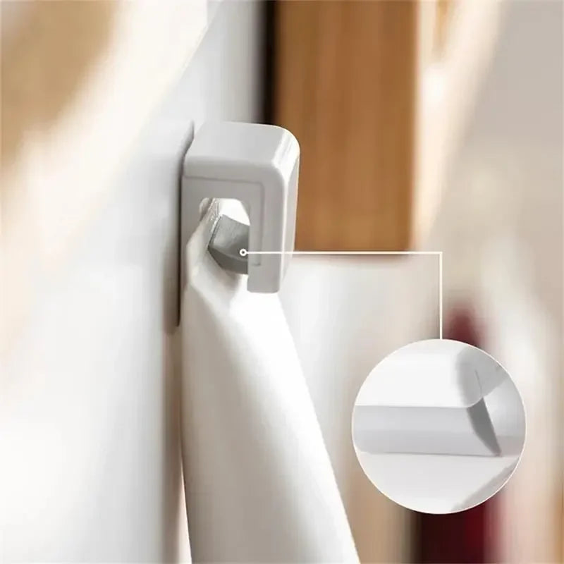 porte savon adhésif blanc moderne rangement salle bains support organisation accessoire fixe blanc rond