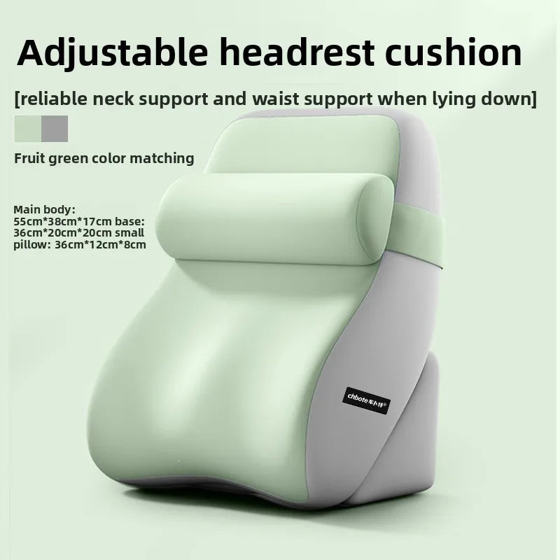 coussin multifonctionnel gris uni contemporain memory foam housse amovible poches xl confortable lit allaitement