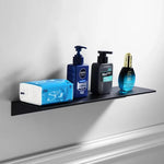 étagères murales modernes or noir blanc aluminium adhésives salle bain minimaliste 30 40 50cm