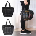 sac toilettage polyestère filet transparent noir rose turquoise multifonction salle bain voyage camping