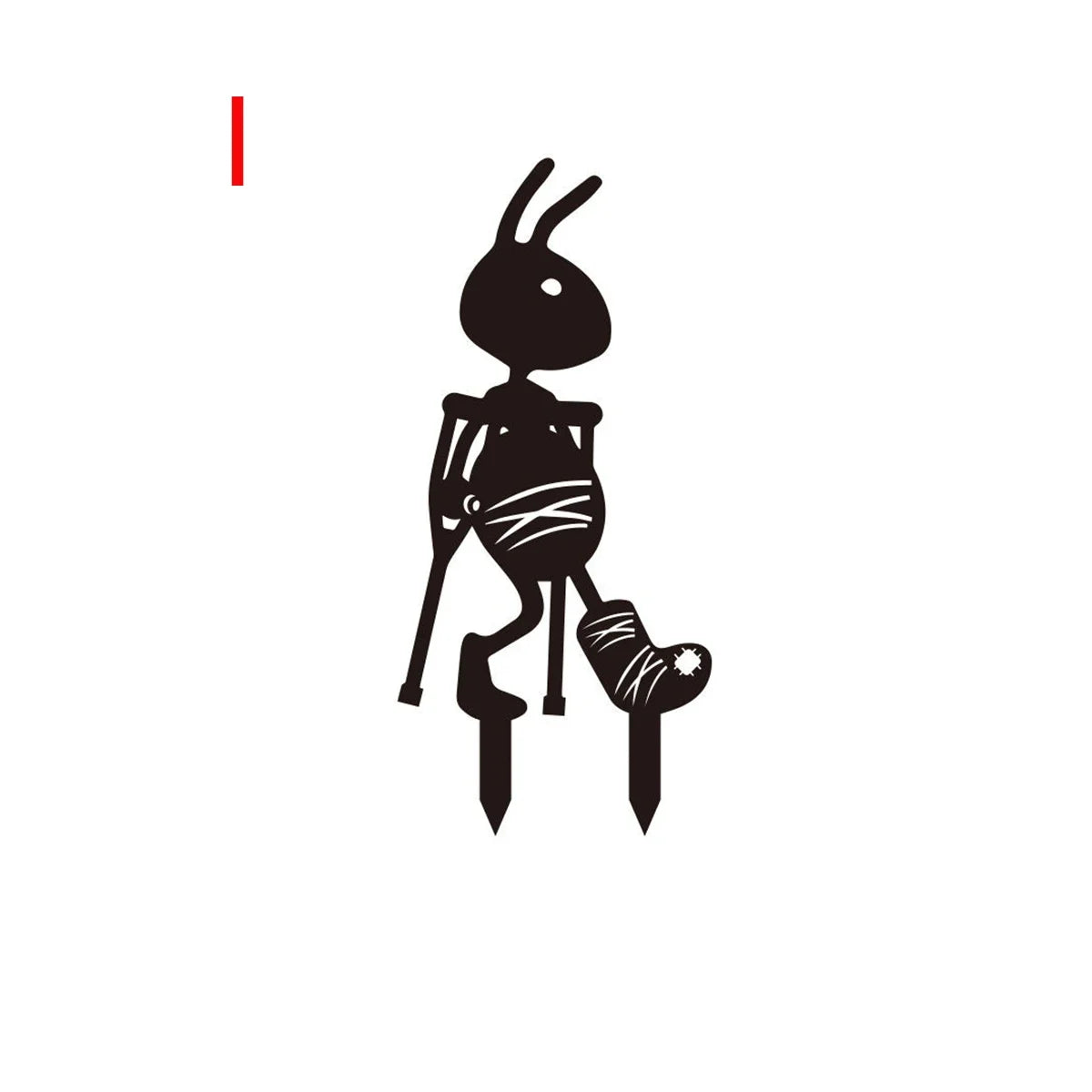 figurines insectes noires art minimaliste jardin décoratives extérieures sol đen giản dị cho