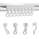 rideau polonais clips fixation blanc moderne garde corps poteaux plastique simple opaquet
