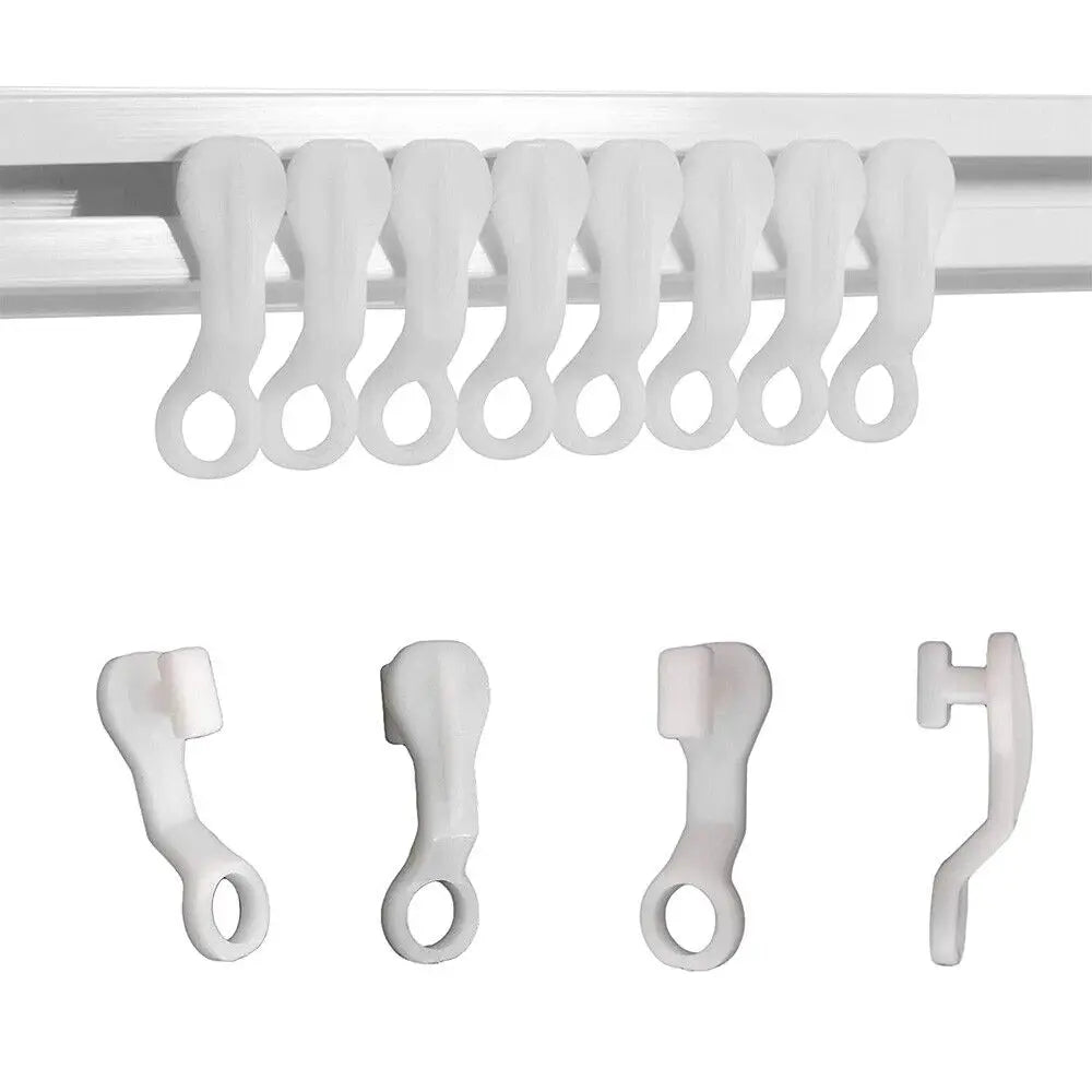 rideau polonais clips fixation blanc moderne garde corps poteaux plastique simple opaquet