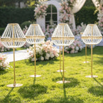 lampadaire moderne or 100 110 120 130 cm base incluse événements mariage