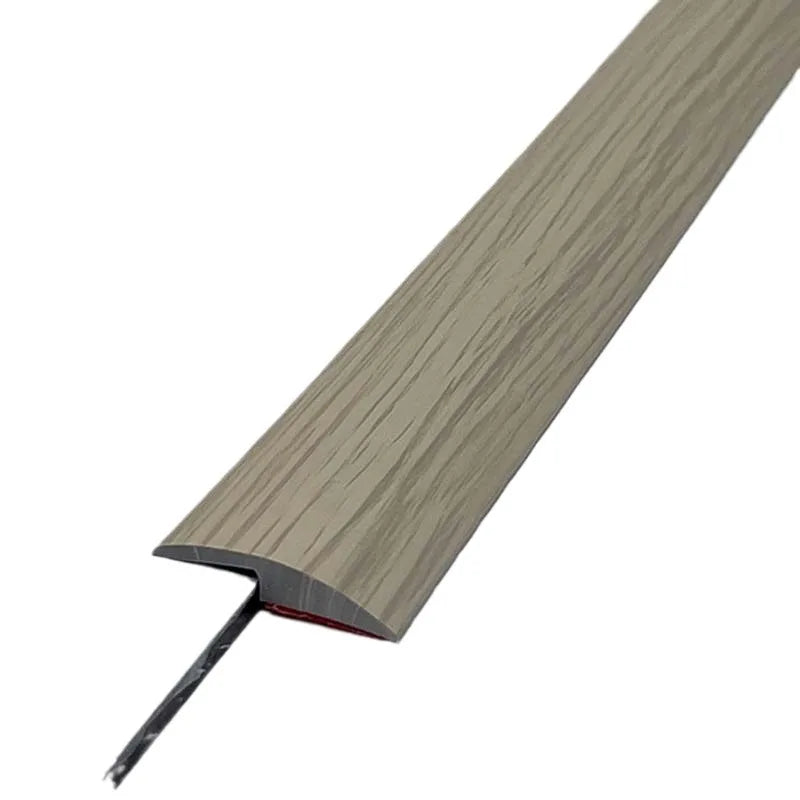 profil seuil pvc adhésif 39.37 pouces long gris clair beige rouge aspect bois