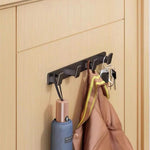 porte clés porte sacs adhésifs modernes gris blanc bleu marron crochets