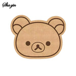 tableau liège ours mignon clips cartes postales figurines décoration mur