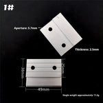supports murals argentés modernes clips vis tasseaux fixation suspension tableaux miroirs minimalistes
