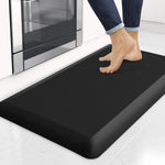 tapis noir imperméable antidérapant moderne épais 4/5 pouces confortable salon sol PVC resistant traces