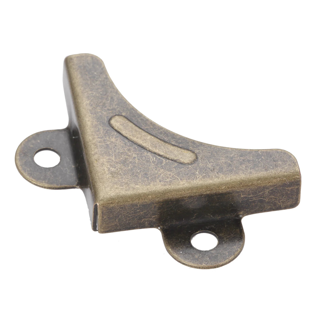 protections angle bois bronze vieilli effet vieil age vintage rustique fixations vis incluses