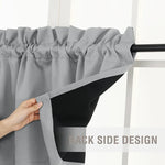 rideau moderne opacité uni noir beige gris 100 polyester