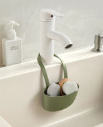 porte savon moderne silicone couleur beige vert olive utilisation multiple drainage adhésif fixe brosse
