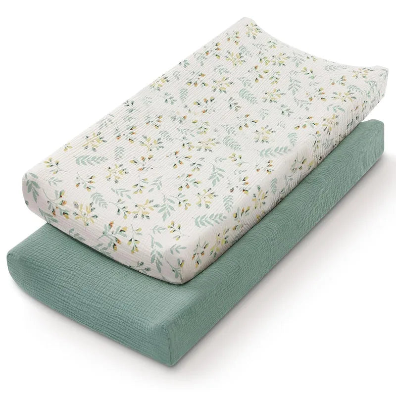 coussin changement bébé couverture tissu floral moderne doux rose beige