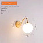 lampe murale moderne appliquée verre noir doré brillante chambre entrée fixée minimaliste lumière led