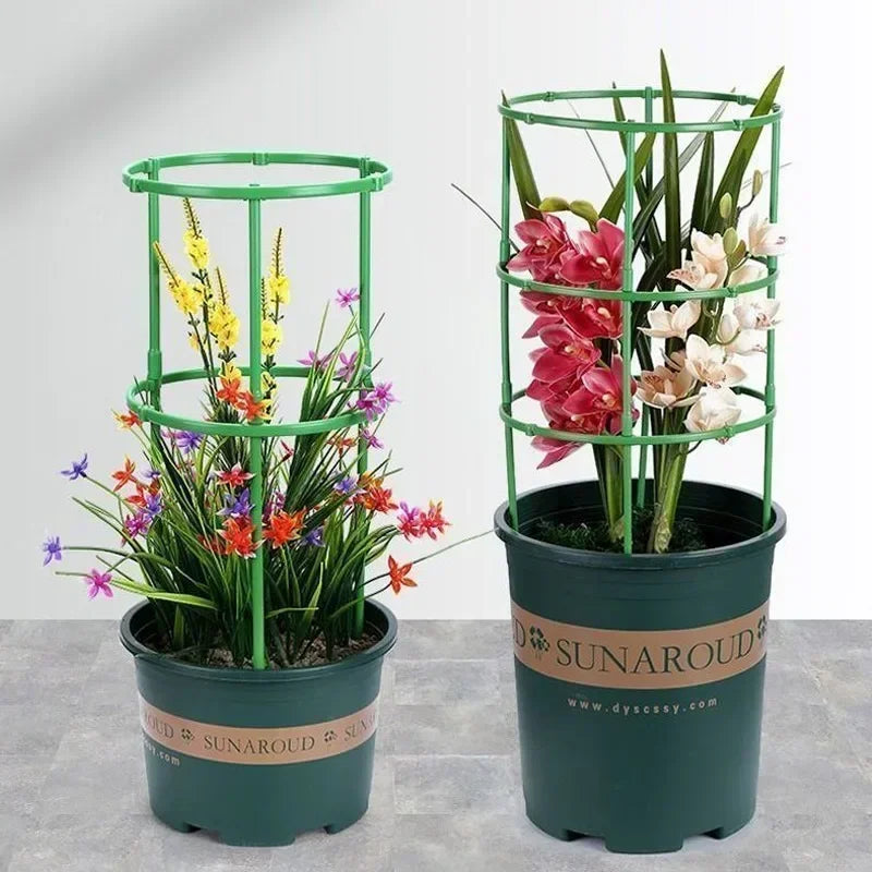 support plantes vert clips moderne arrangement fleurs tige fixation jardinextérieur